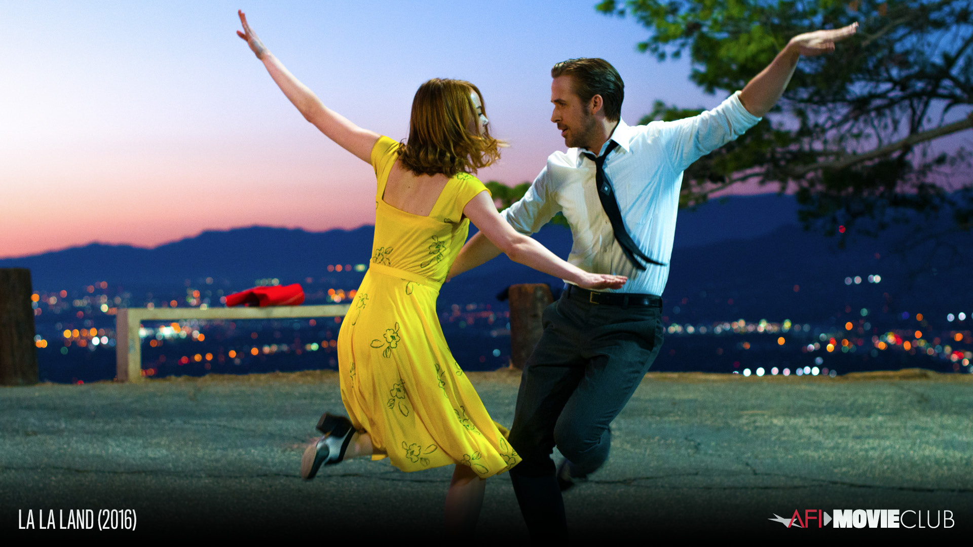 La La Land Film Still - Ryan Gosling and Emma Stone