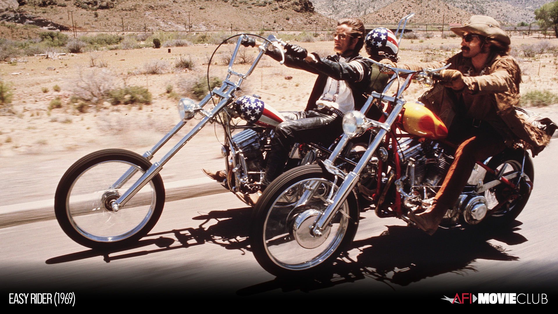 Easy Rider Film Still - Dennis Hopper and Peter Fonda