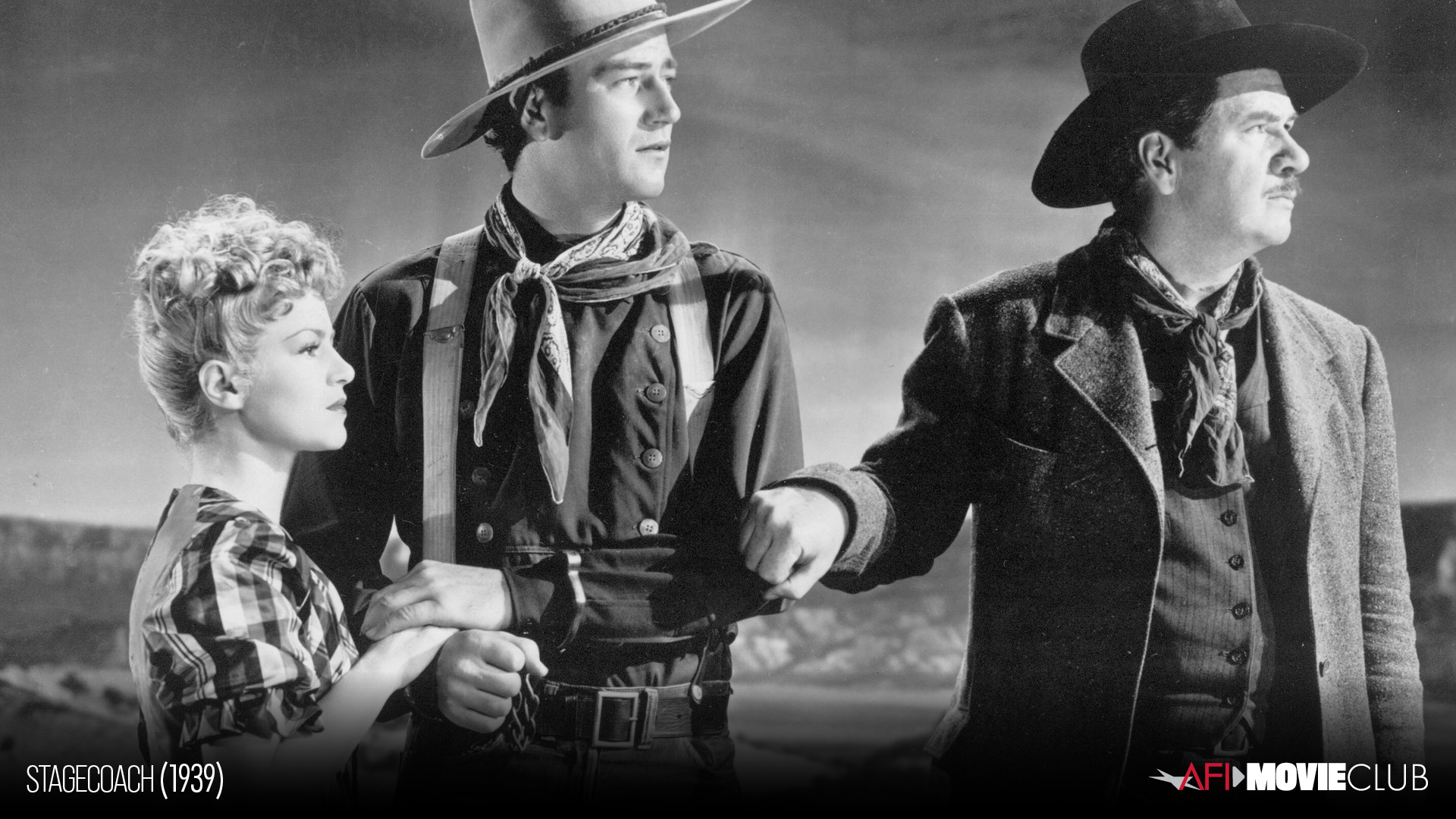 Stagecoach Film Still - John Wayne and Claire Trevor