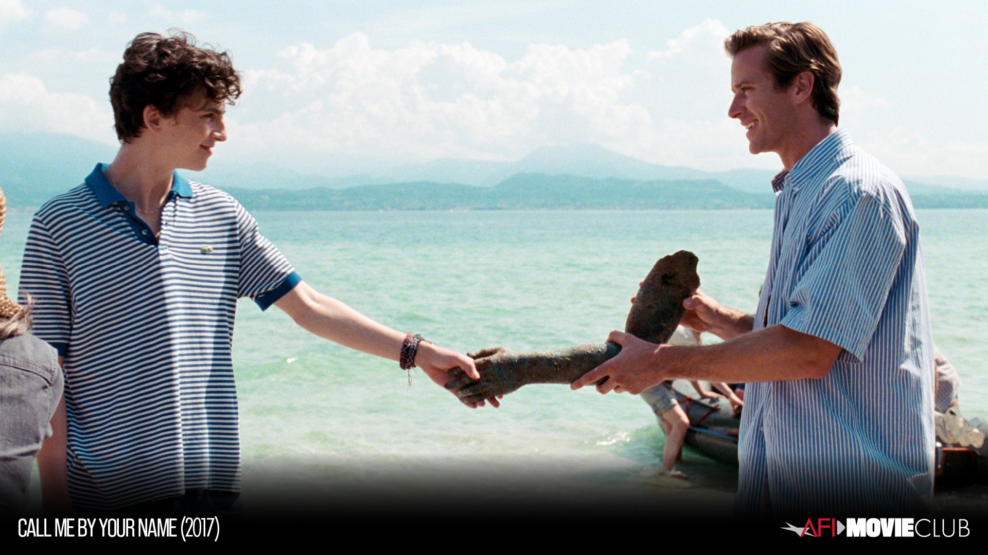 Call Me By Your Name Film Still - Armie Hammer and Timothée Chalamet