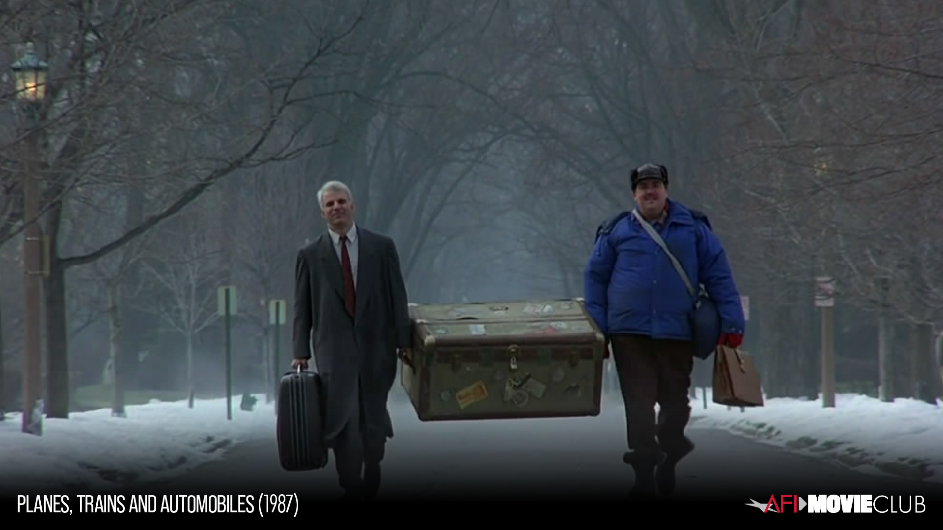 Planes, Trains, and Automobiles Film Still - Steve Martin and John Candy