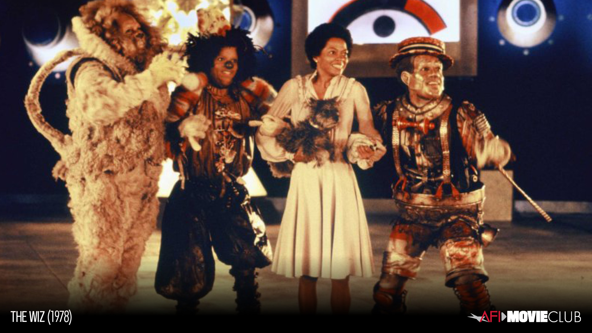 The Wiz Film Still - Michael Jackson, Diana Ross, Ted Ross, and Nipsey Russell