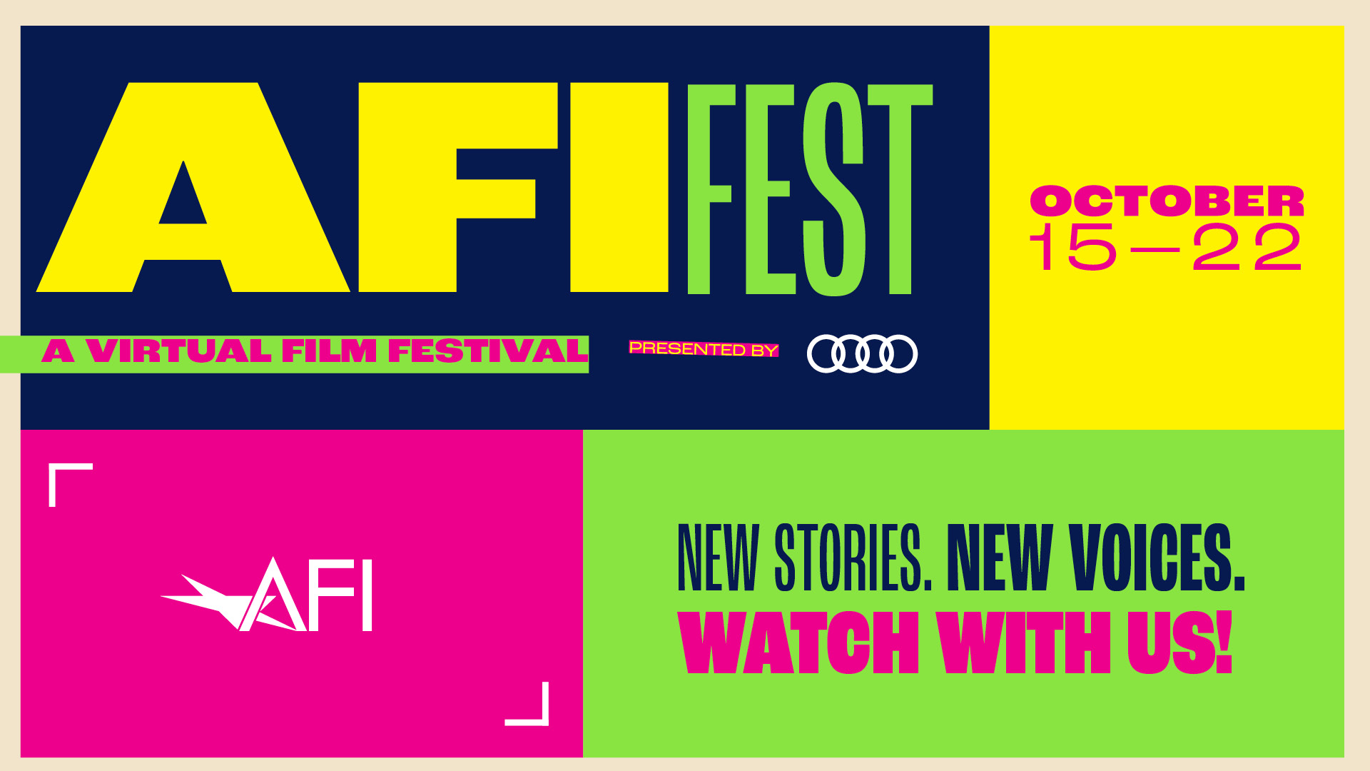 AFI FEST Goes Virtual Oct. 15-22 American Film Institute