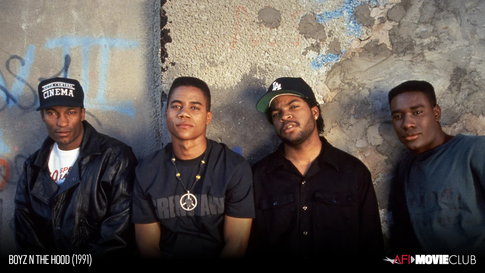 Boyz N The Hood Film Still - Cuba Gooding Jr., Ice Cube, Morris Chestnut, and John Singleton