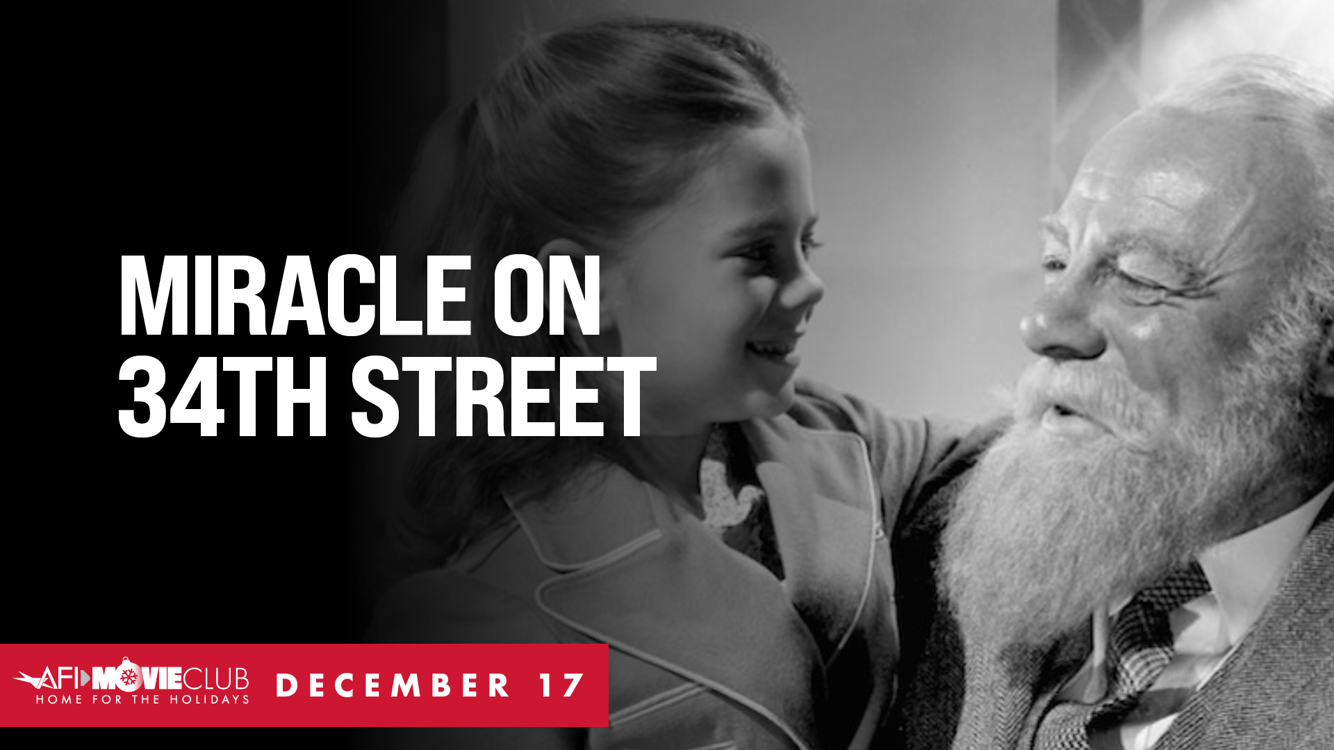 Miracle on 34th Street Film Still - Edmund Gwenn and Marlene Lyden