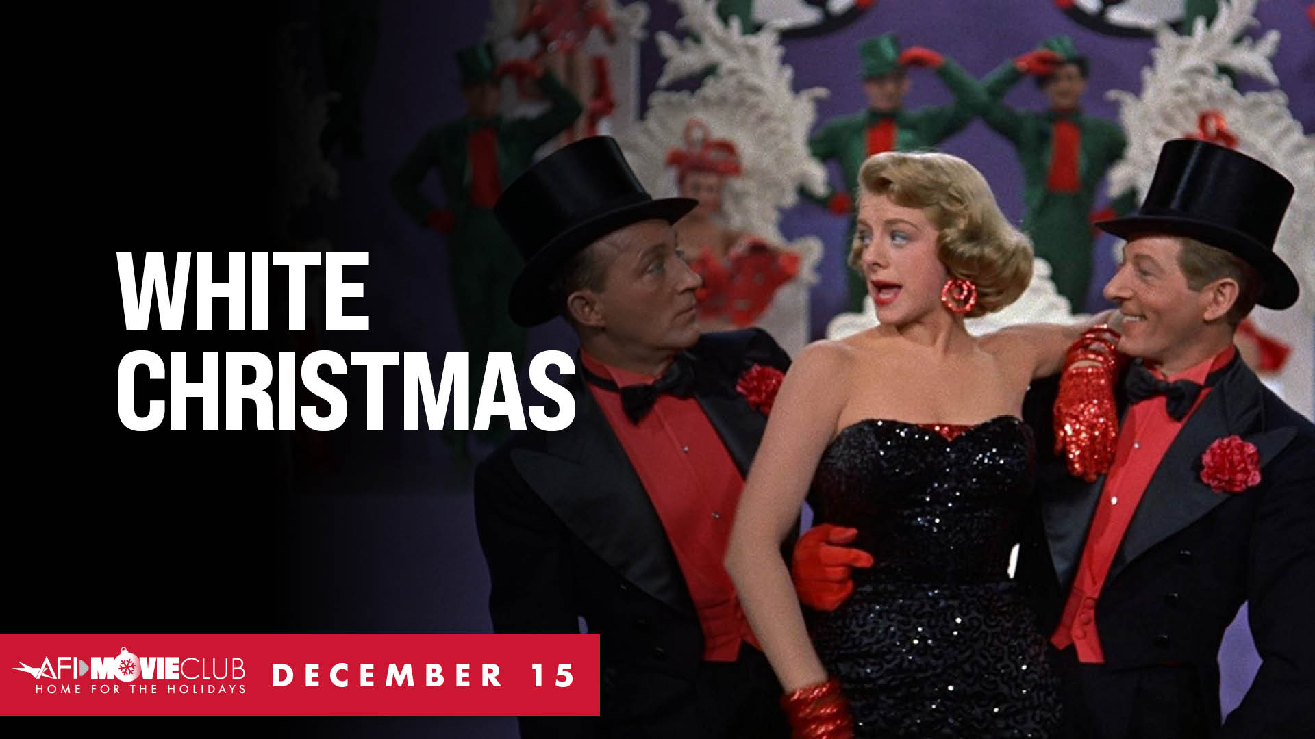 White Christmas Film Still - Bing Crosby, Danny Kaye, and Rosemary Clooney