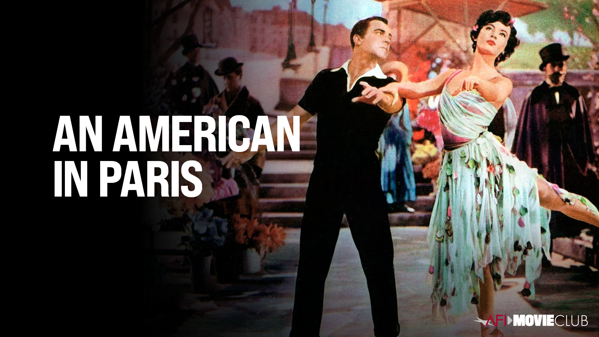 An American in Paris Film Still - Gene Kelly and Leslie Caron