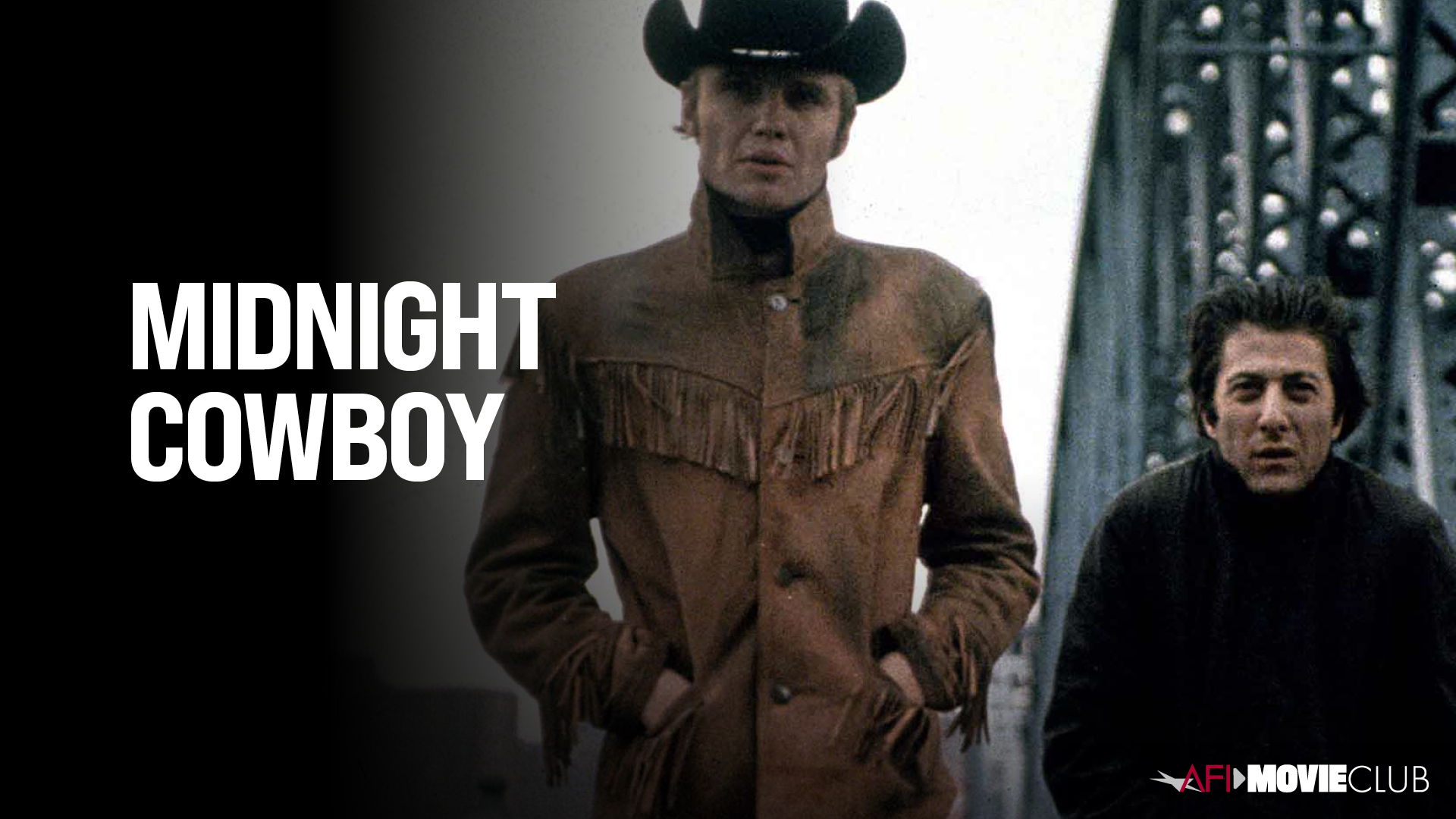 Midtnight Cowboy Film Still - Dustin Hoffman and Jon Voight