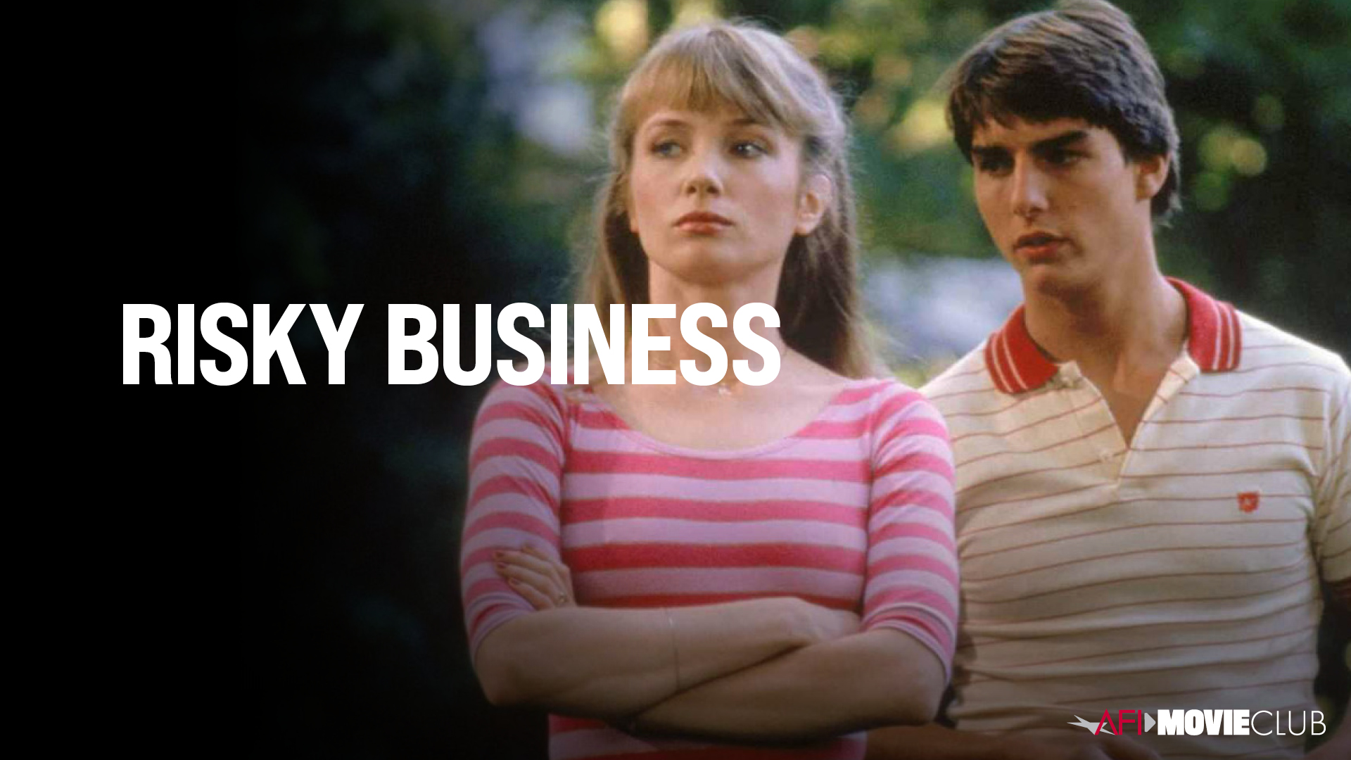 Risky Business Film Still - Tom Cruise and Rebecca De Mornay