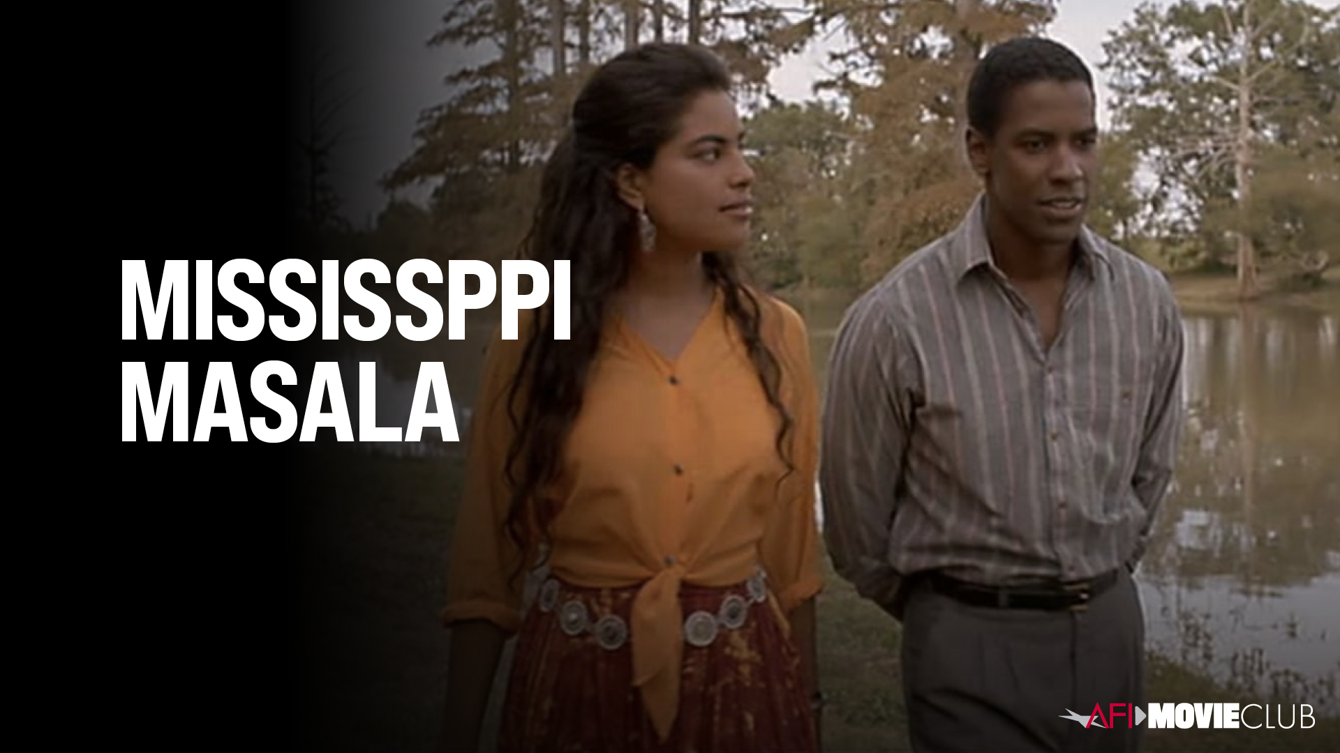 Mississippi Masala Film Still - Denzel Washington and Sarita Choudhury