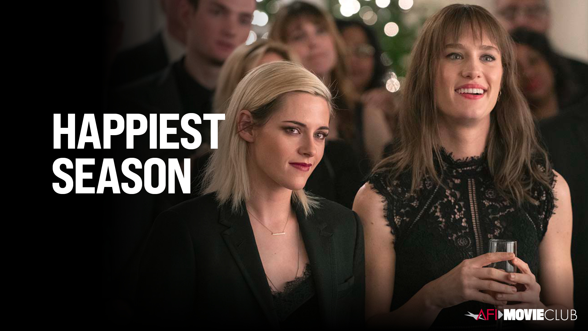 Happiest Season Film Still - Kristen Stewart and Mackenzie Davis