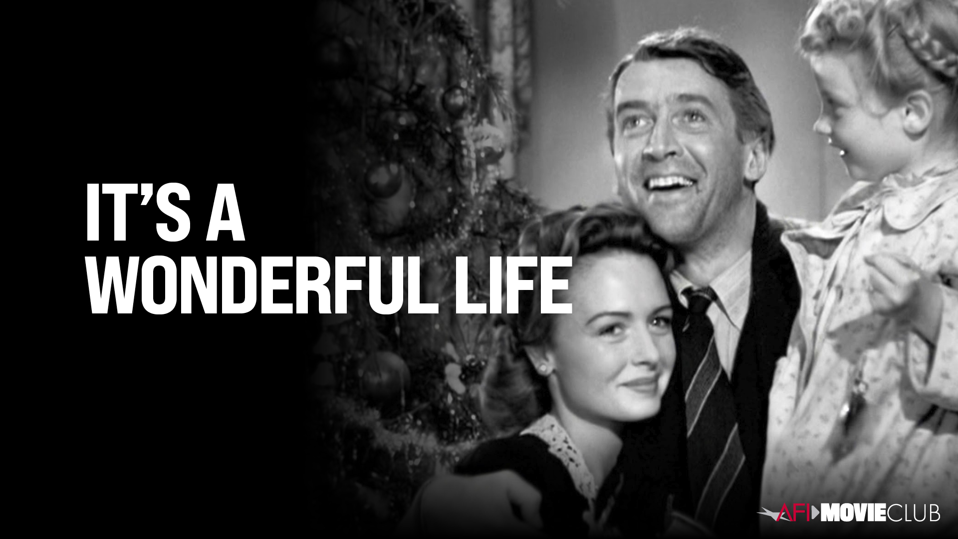 It's A Wonderful Life Film Still - James Stewart, Donna Reed, and Karolyn Grimes