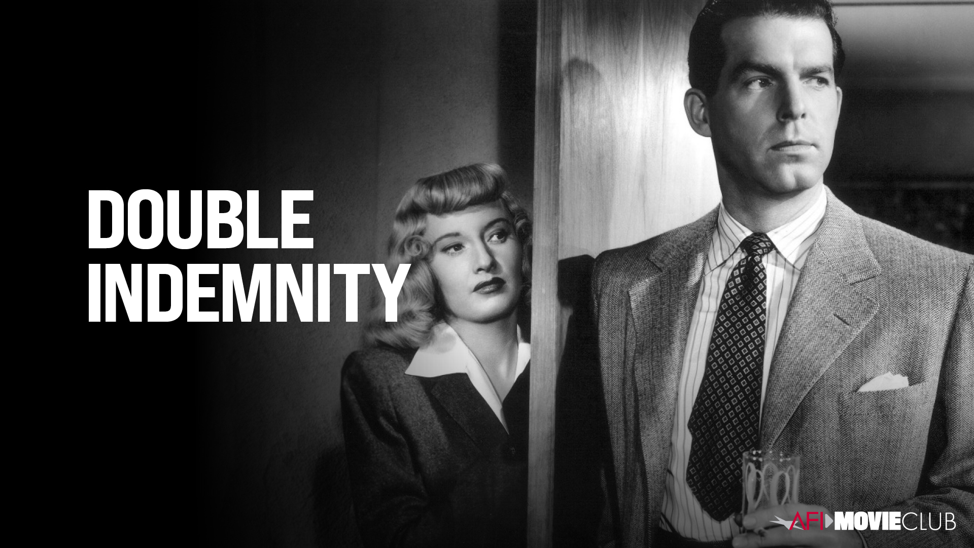 Double Indemnity Film Still - Barbara Stanwyck and Fred MacMurray