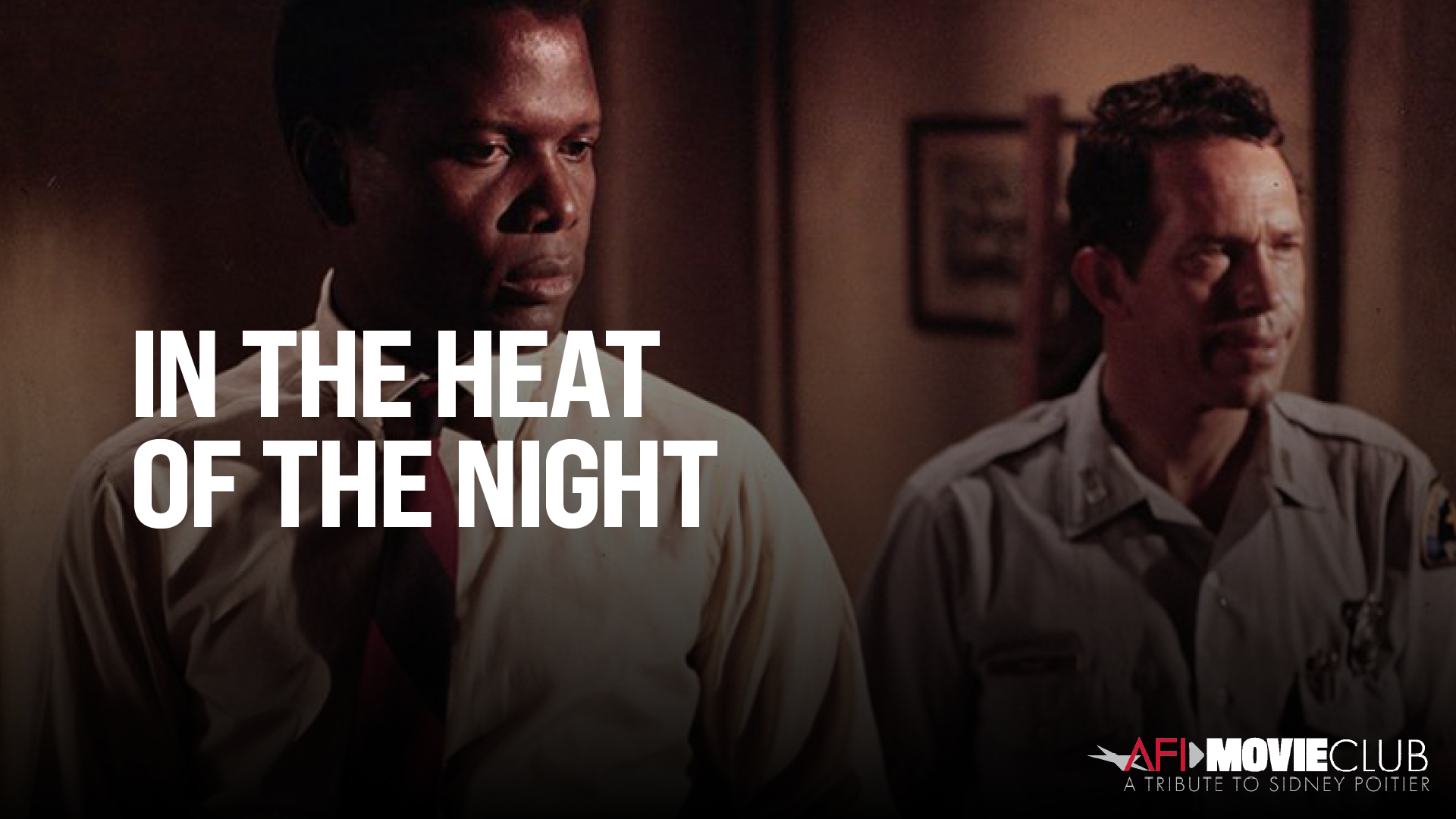 In the Heat of the Night Film Still - Sidney Poitier and Warren Oates