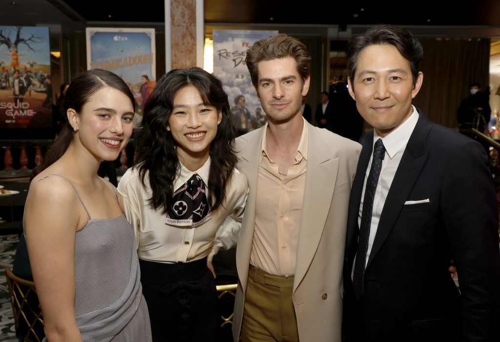 AFI Awards Luncheon -Margaret Qualley, HoYeon Jung, Andrew Garfield and Lee Jeong-jae