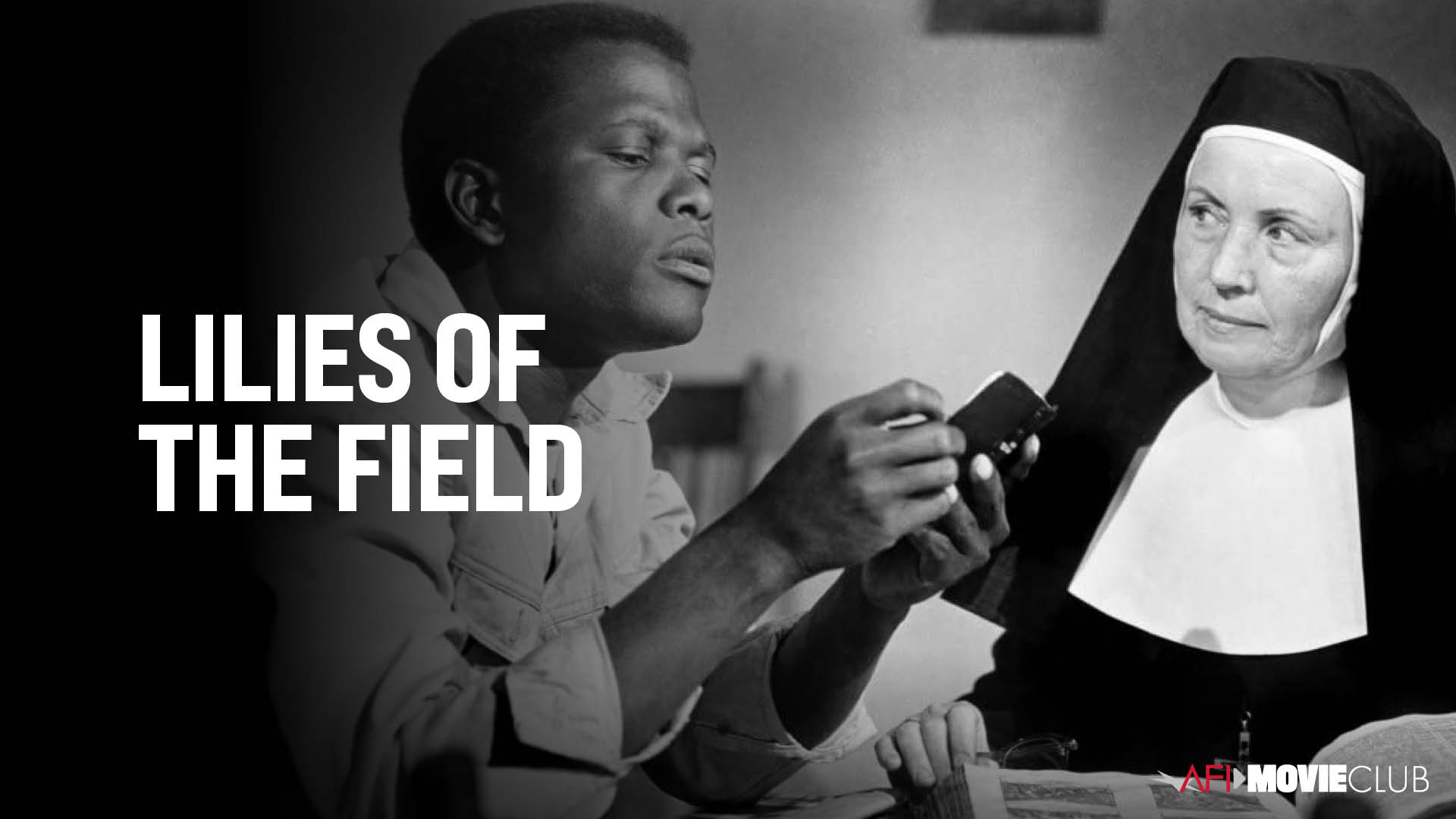 Lilies of the Field Film Still - Sidney Poitier and Lilia Skala