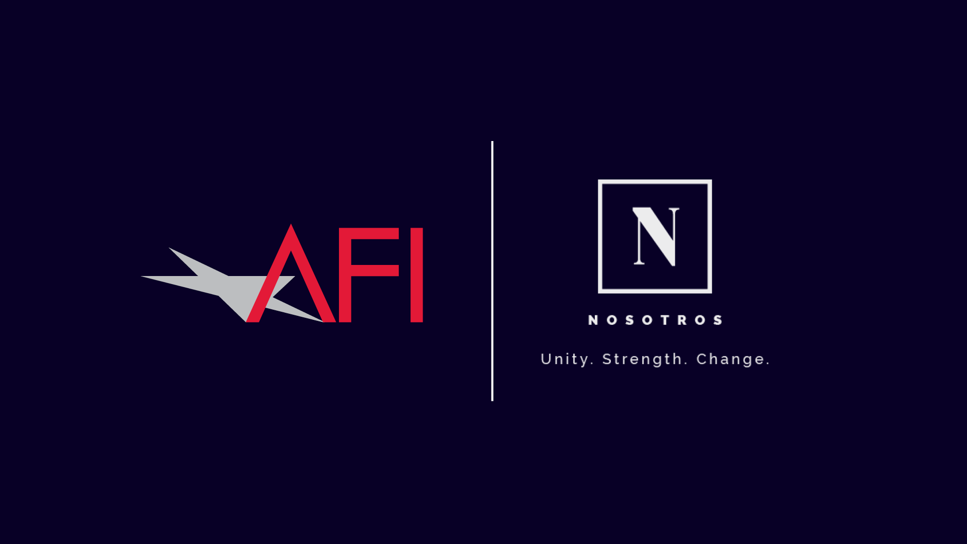 AFI and Nosotros Logos