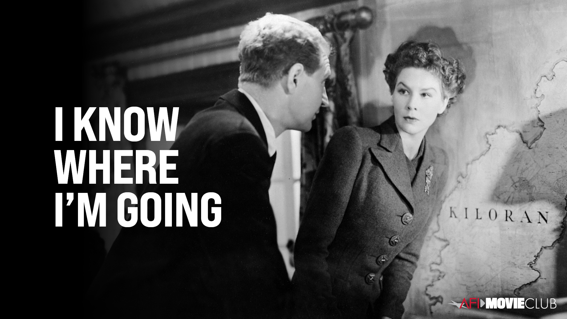 I KNOW WHERE I’M GOING Film Still - Wendy Hiller and Roger Livesey