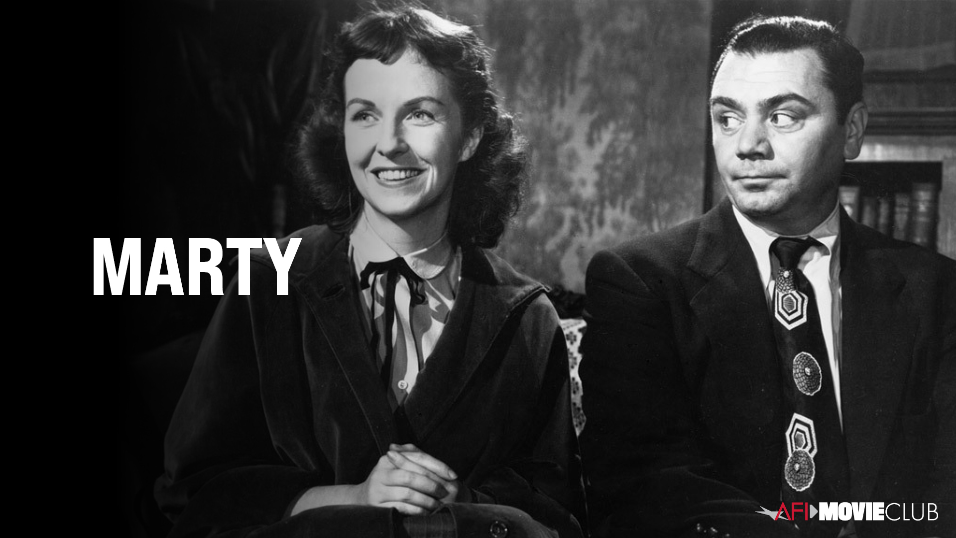 Marty Film Still - Ernest Borgnine and Betsy Blair