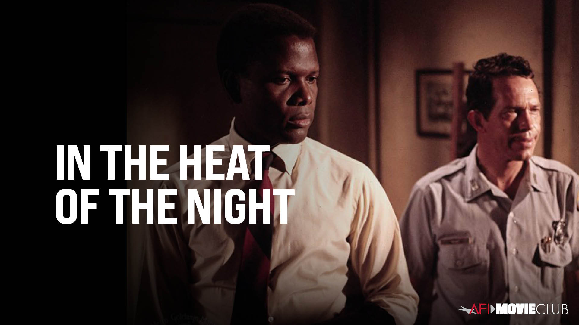 In The Heat of the Night Film Still - Sidney Poitier and Warren Oates