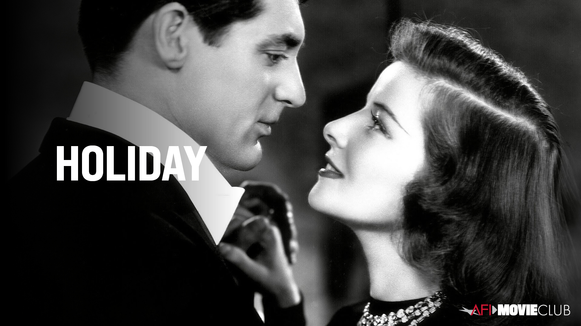 Holiday Film Still - Cary Grant and Katharine Hepburn