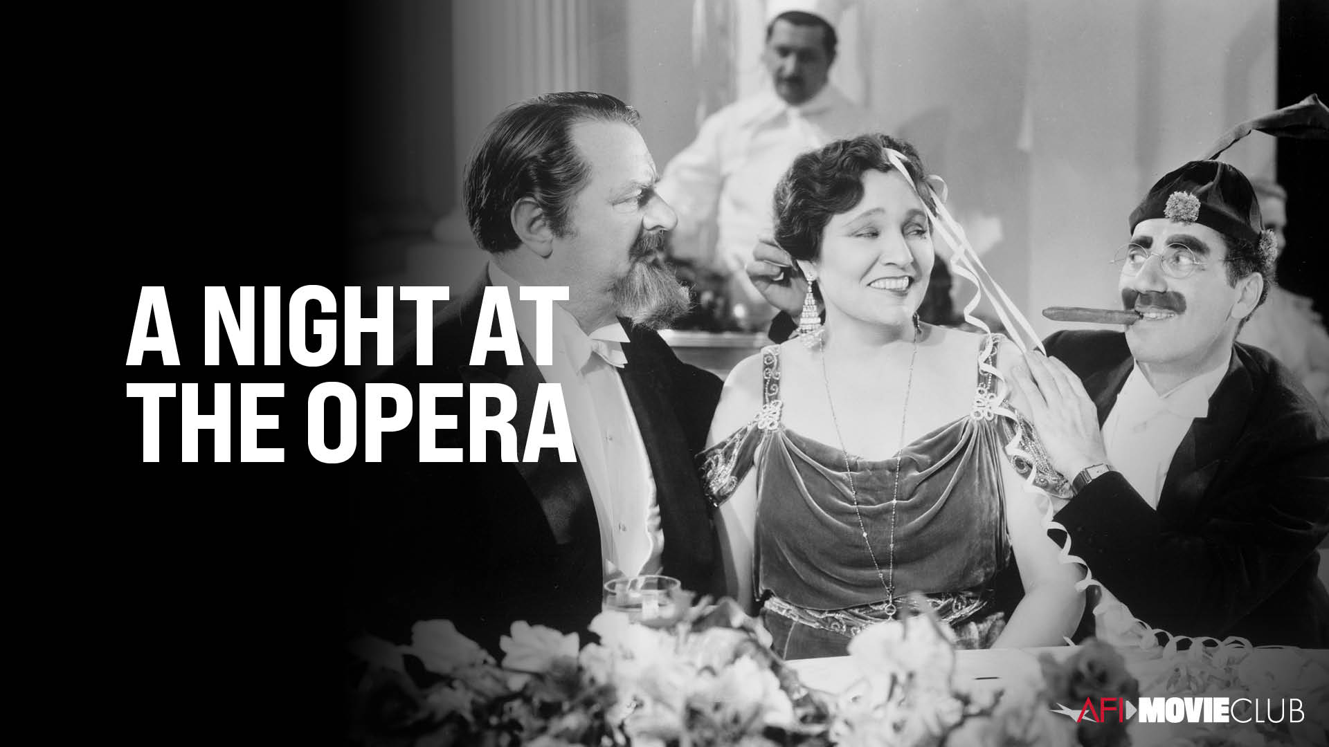 A Night At The Opera Film Still - Groucho Marx and Margaret Dumont