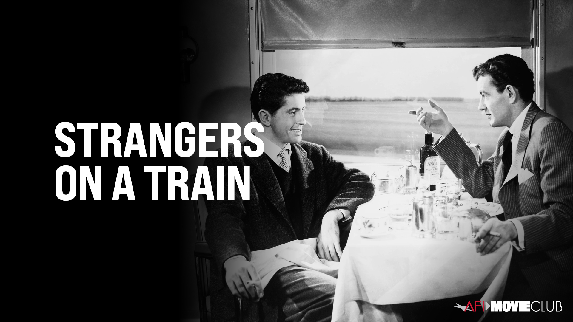 Stranger on a Train Film Still - Farley Granger and Robert Walker