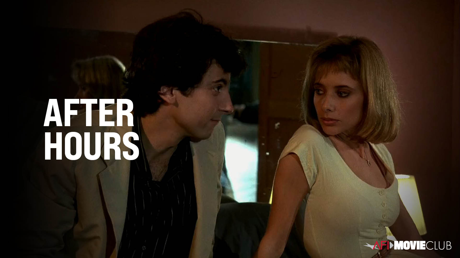 After Hours Film Still - Rosanna Arquette and Griffin Dunne