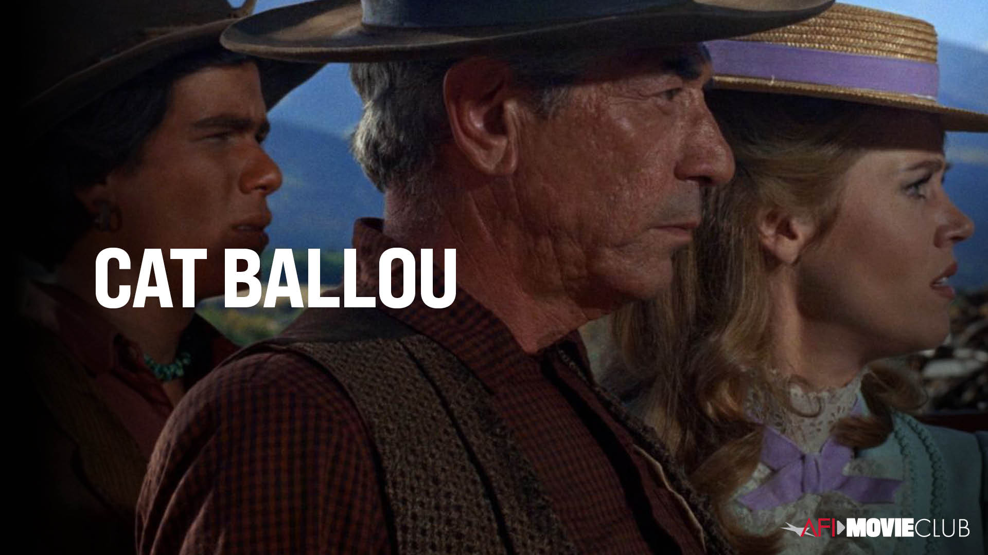 Cat Ballou Film Still - Jane Fonda, Lee Marvin and Tom Nardini