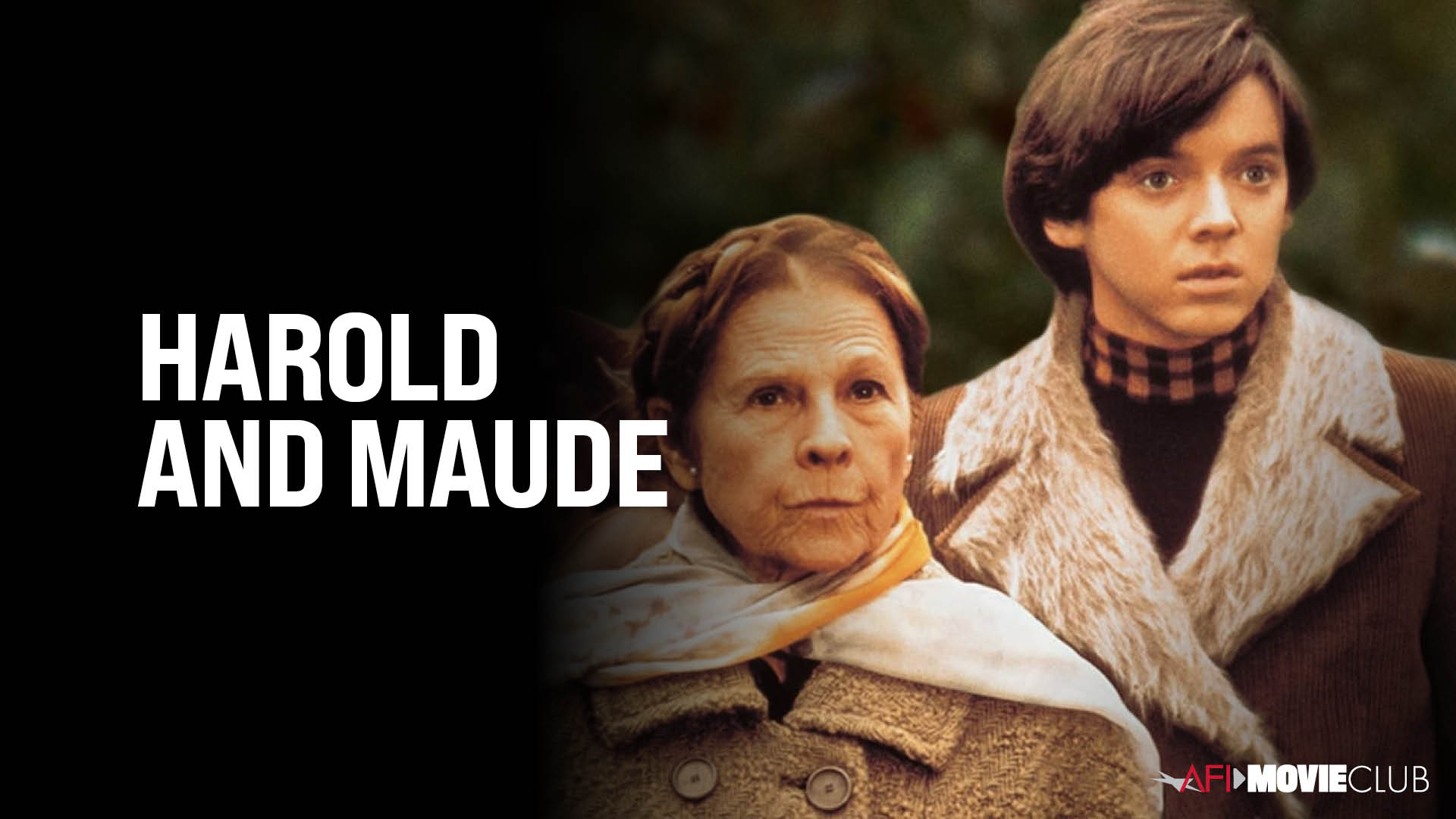 Harold and Maude Film Still - Bud Cort and Ruth Gordon