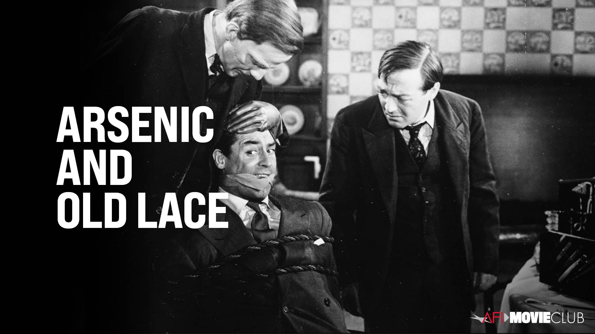Arsenic and Old Lace Film Still - Cary Grant, Peter Lorre, and Raymond Massey