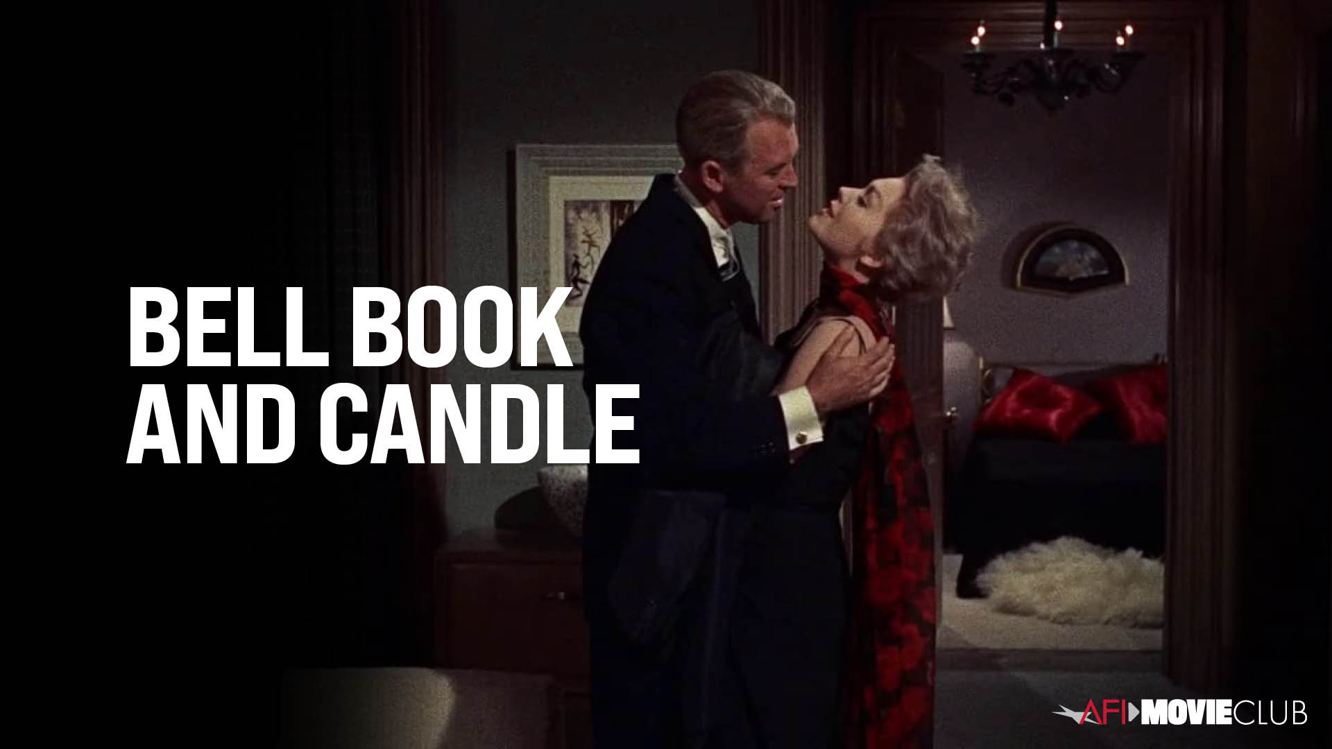 Bell Book and Candle Film Still - James Stewart and Kim Novak