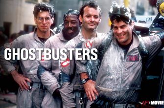 Ghostbusters Film Still - Dan Aykroyd, Bill Murray, Harold Ramis, and Ernie Hudson