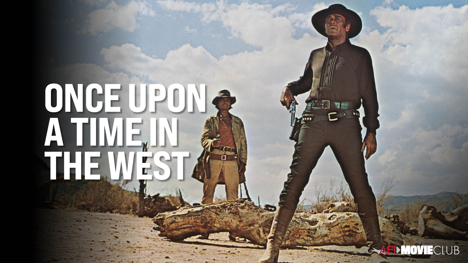 ONCE UPON A TIME IN THE WEST Film Still - Henry Fonda and Charles Bronson