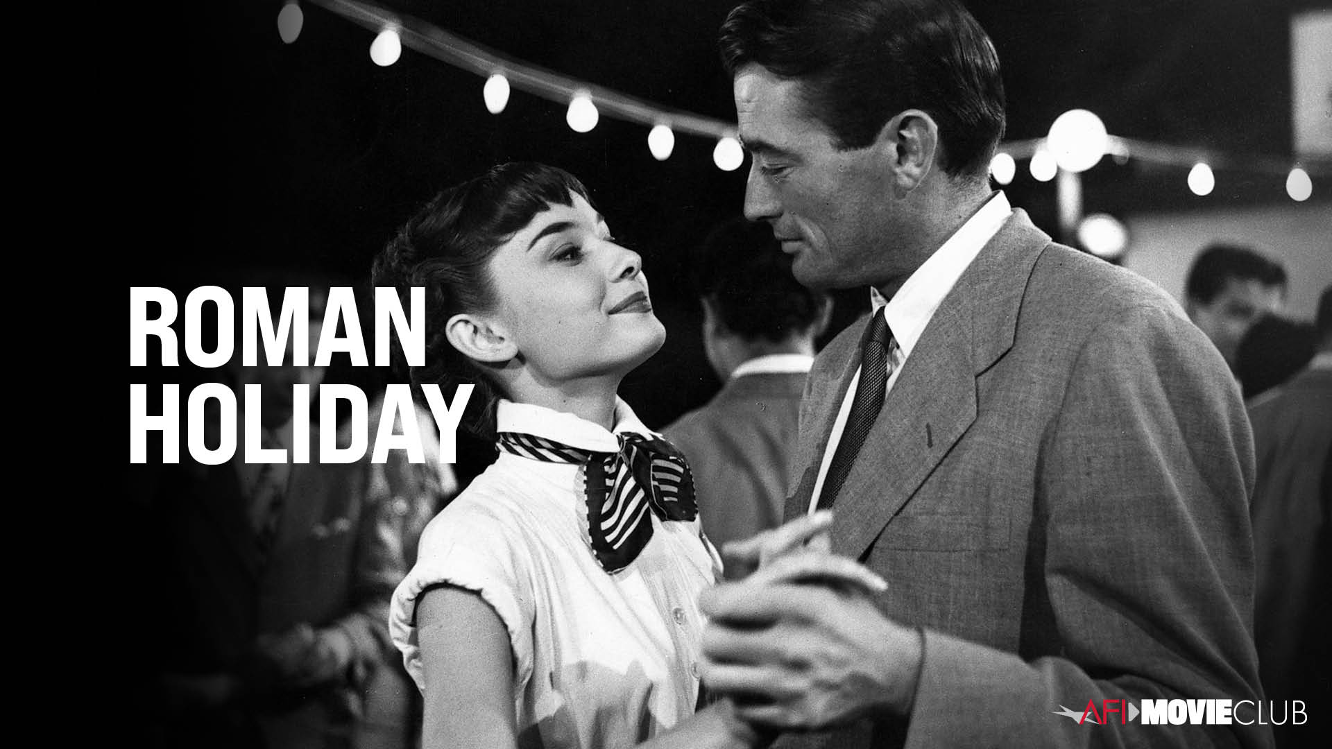 Roman Holiday Film Still - Audrey Hepburn and Gregory Peck