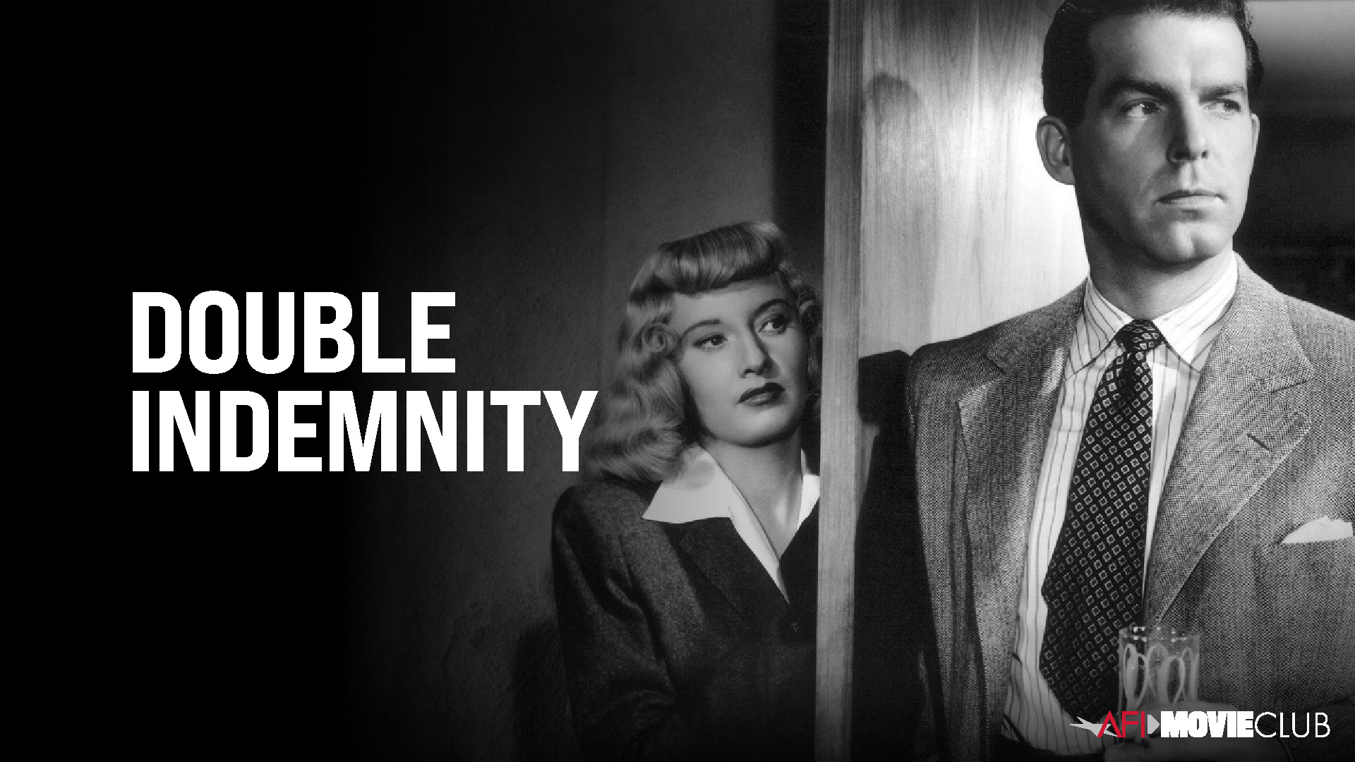 Double Indemnity Film Still - Barbara Stanwyck and Fred MacMurray