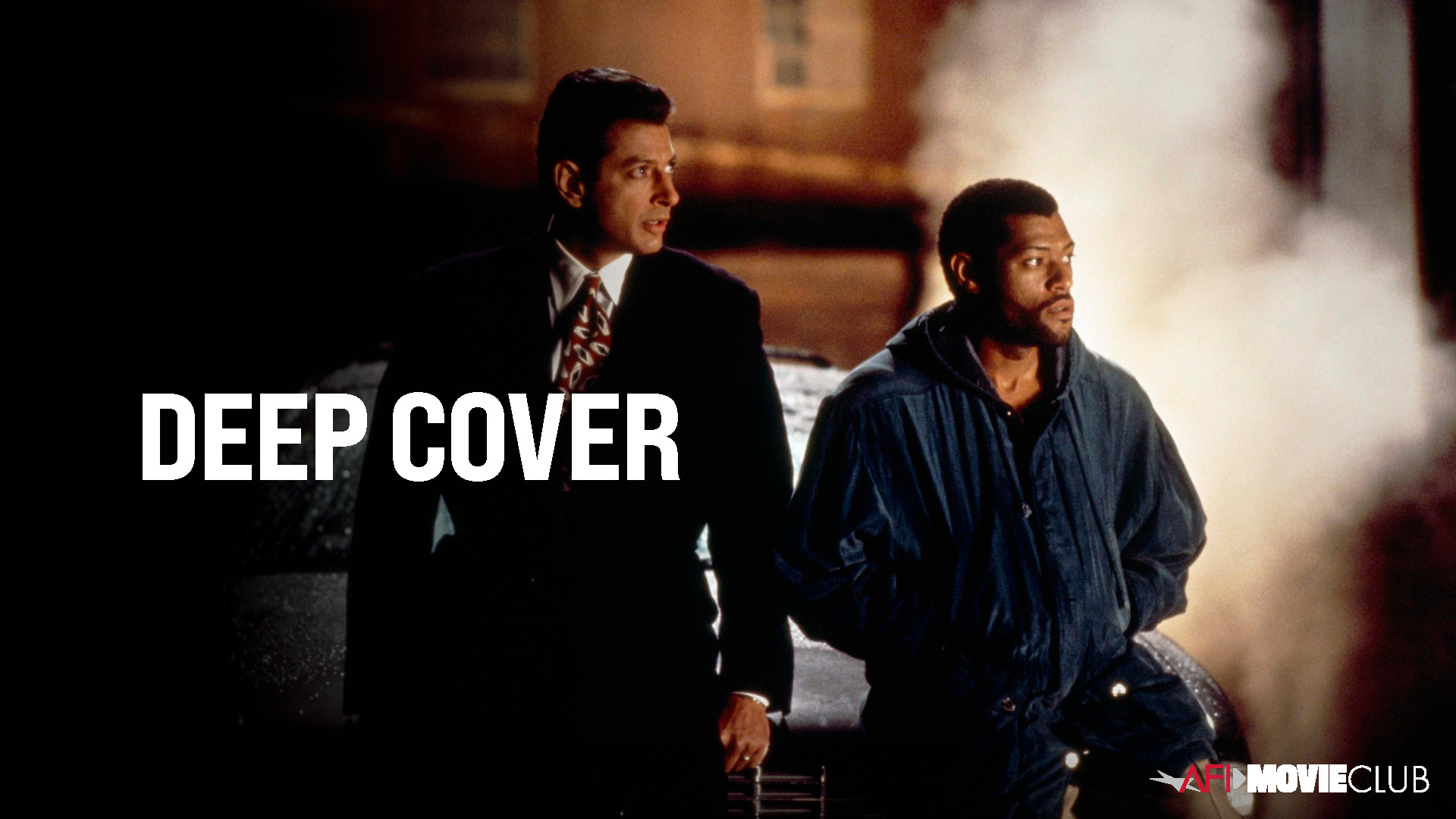 Deep Cover Film Still - Jeff Goldblum and Laurence Fishburne