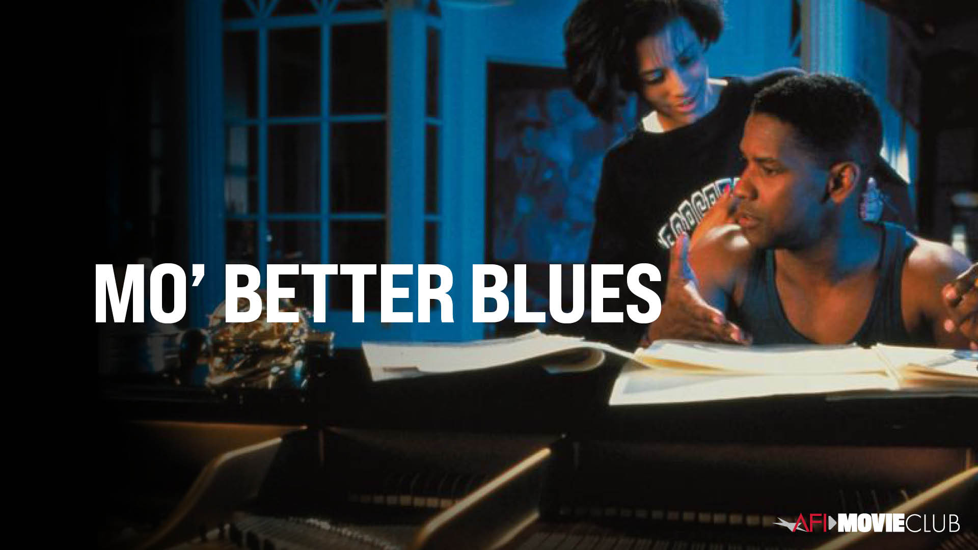 Mo' Better Blues Film Still - Denzel Washington and Cynda Williams