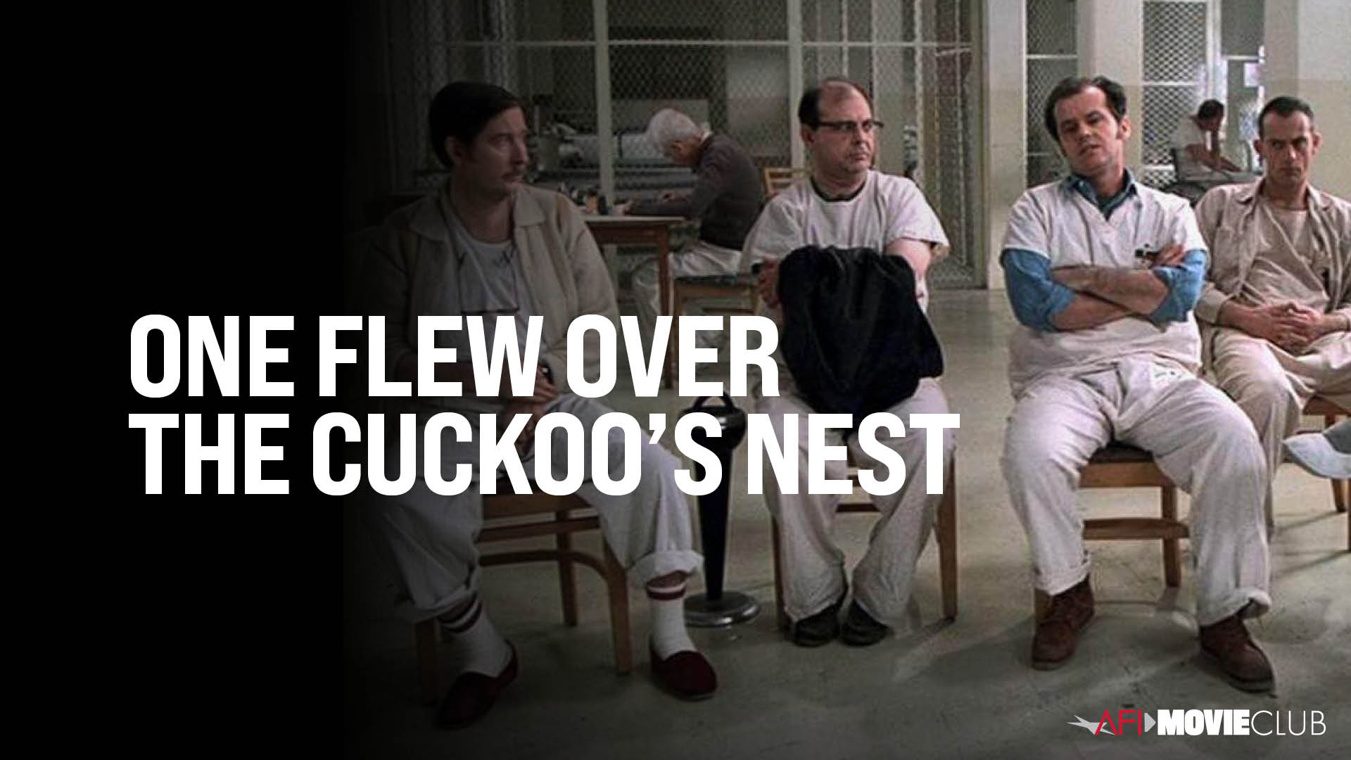 One Flew Over the Cuckoo's Nest Film Still - Jack Nicholson, Christopher Lloyd, Mwako Cumbuka, Sydney Lassick, and William Redfield
