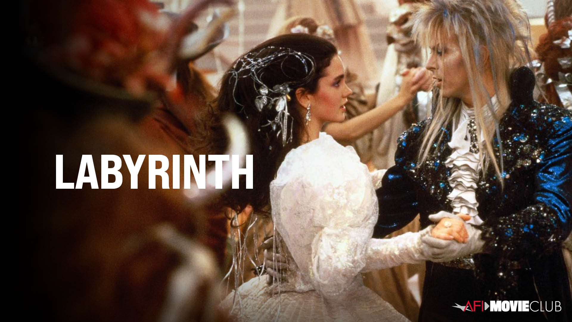 Labyrinth Film Still - Jennifer Connelly and David Bowie