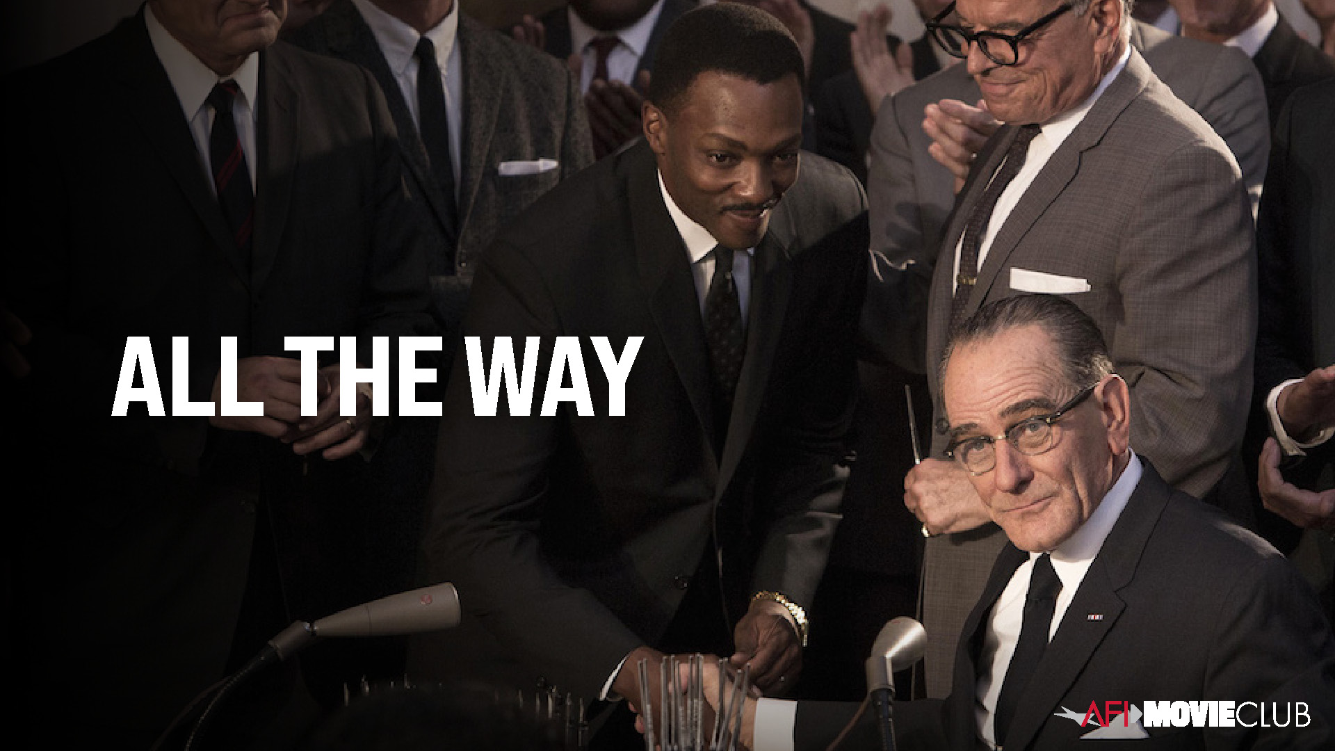 All the Way Film Still - Bryan Cranston and Anthony Mackie