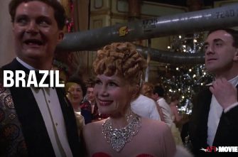 Brazil Film Still - Jonathan Pryce, Jim Broadbent, and Katherine Helmond