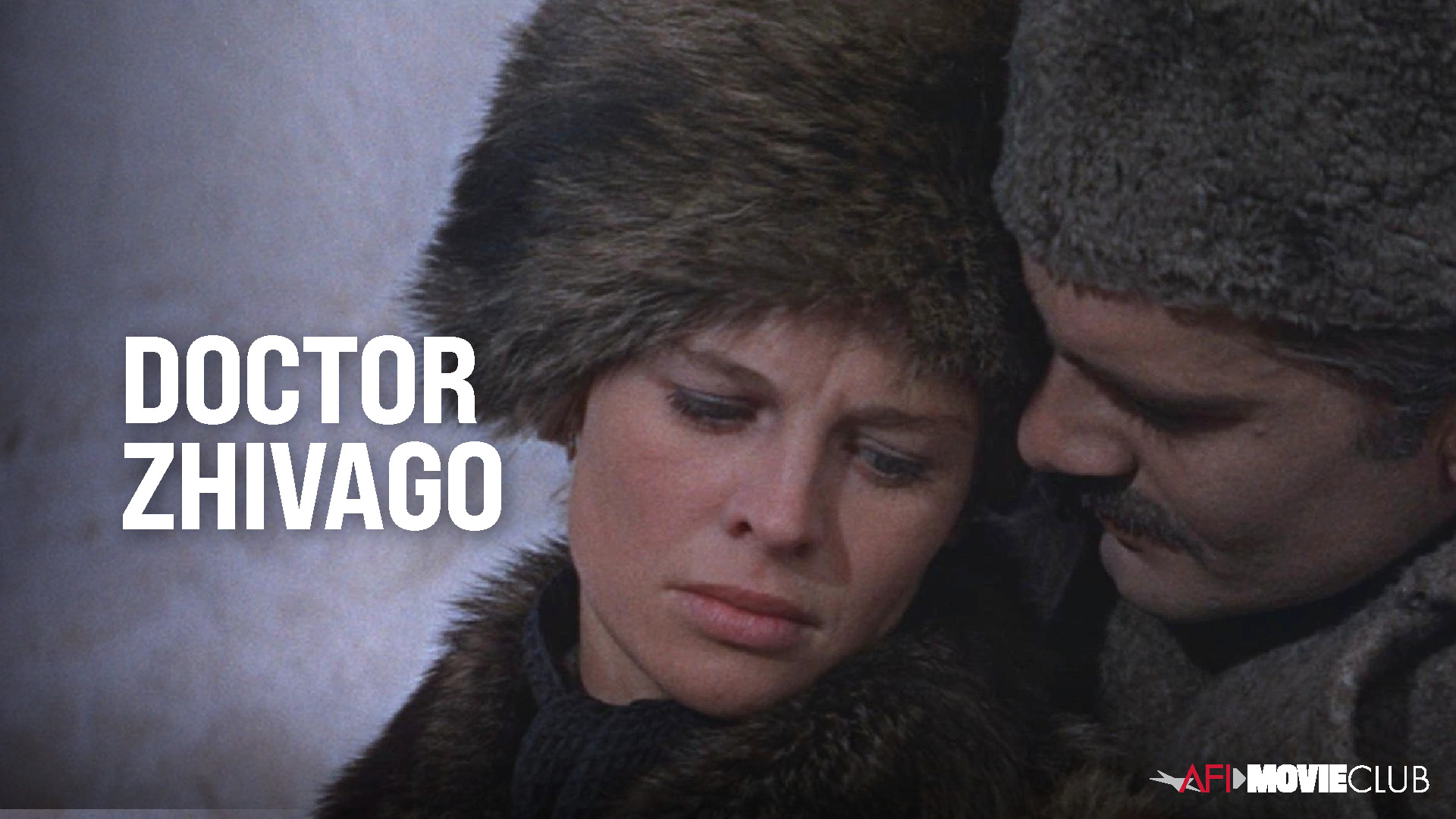 Doctor Zhivago Film Still - Julie Christie and Omar Sharif