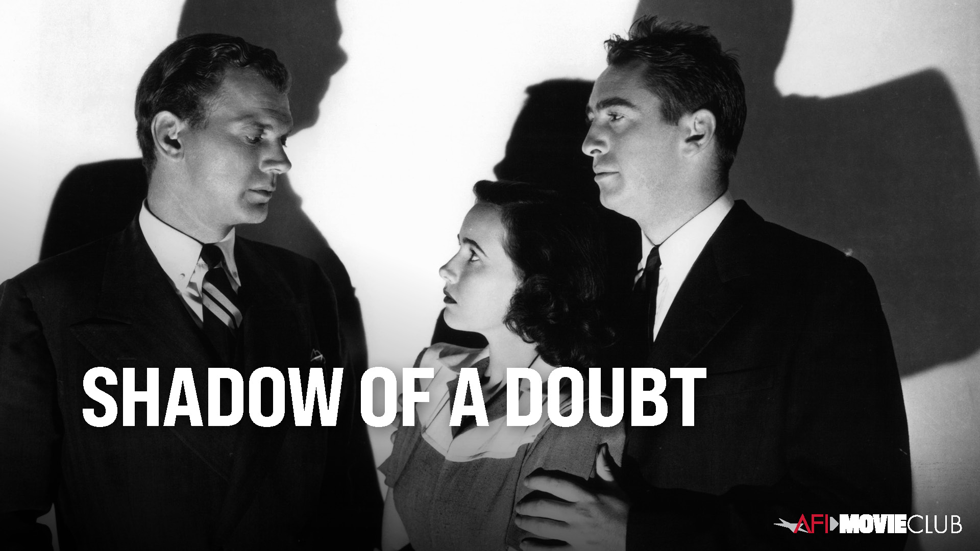 Shadow of a Doubt Film Still - Joseph Cotten, Macdonald Carey, and Teresa Wright
