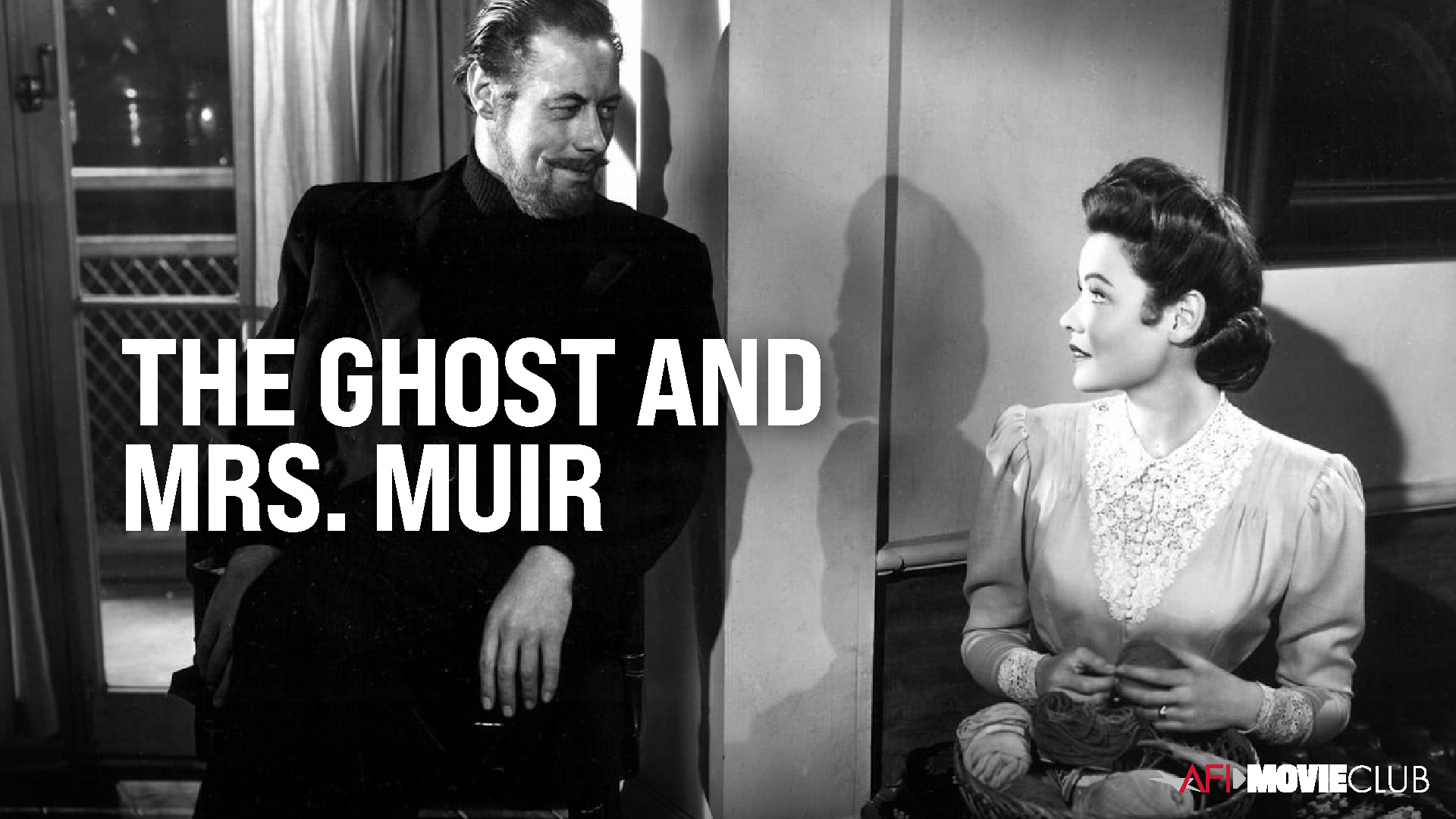 The Ghost and Mrs. Muir Film Still - Gene Tierney and Rex Harrison