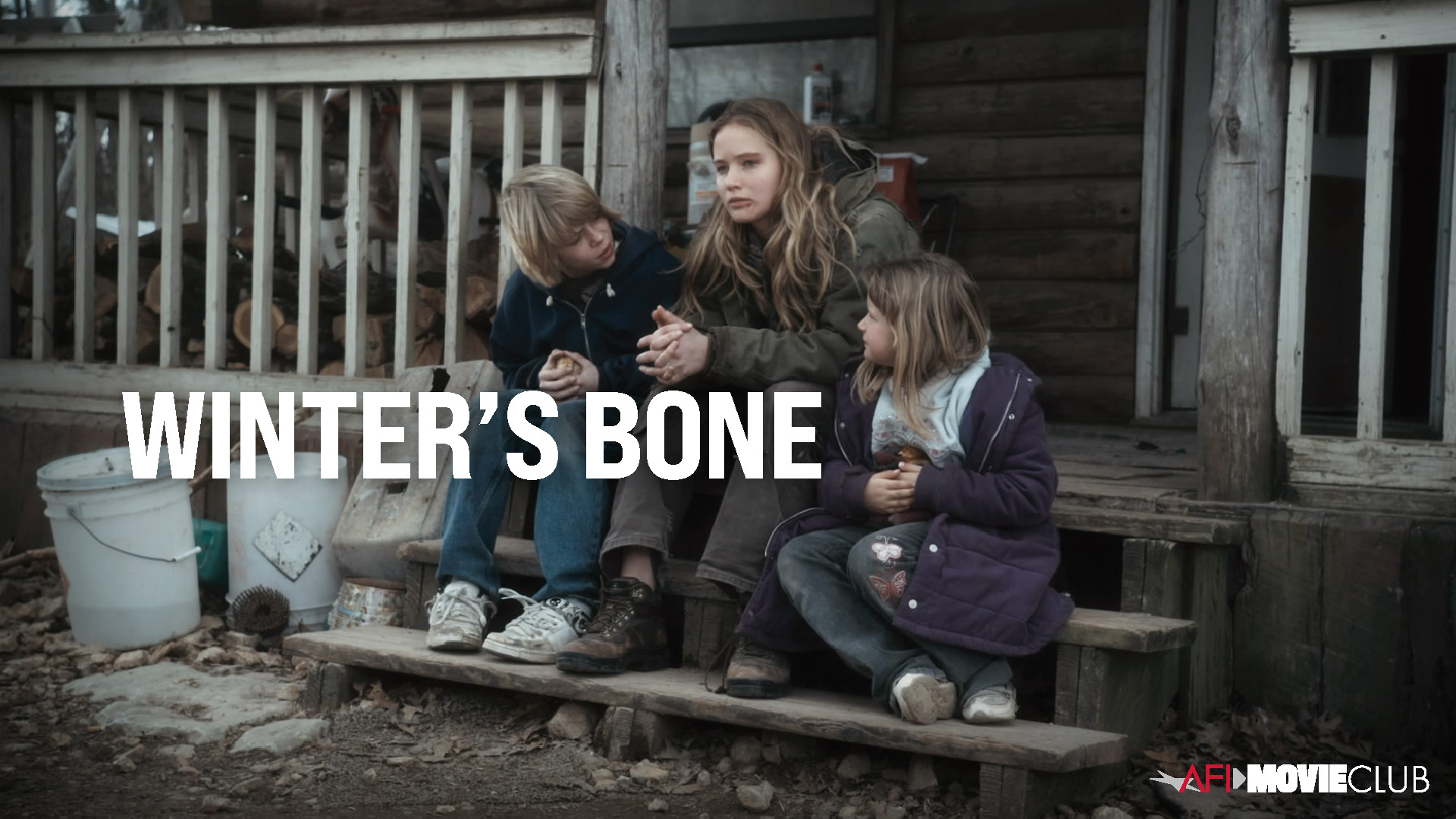 Winter's Bone Film Still - Jennifer Lawrence, Ashlee Thompson, and Isaiah Stone