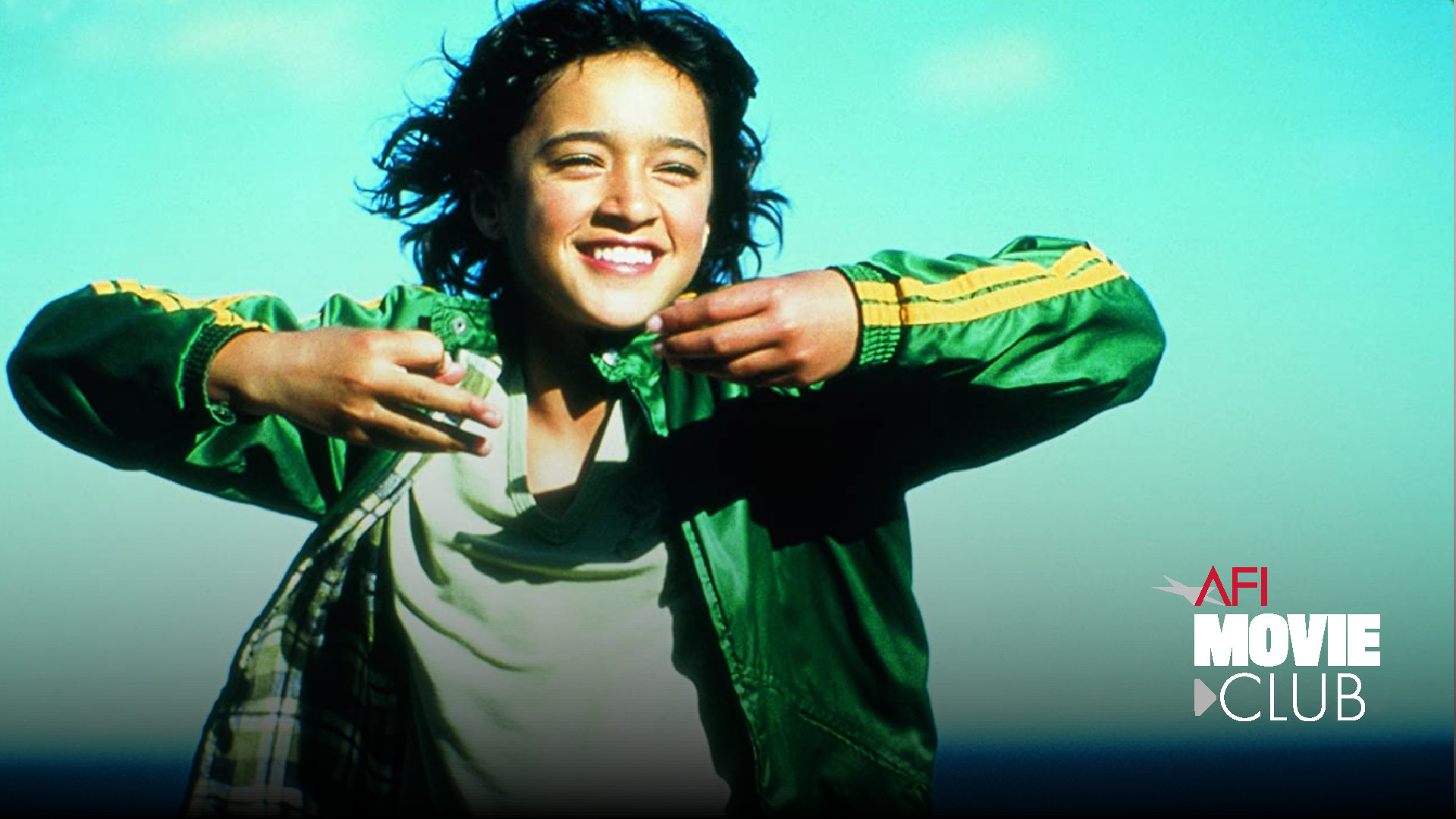 Still image of Paikea (Keisha Castle-Hughes) in the film WHALE RIDER