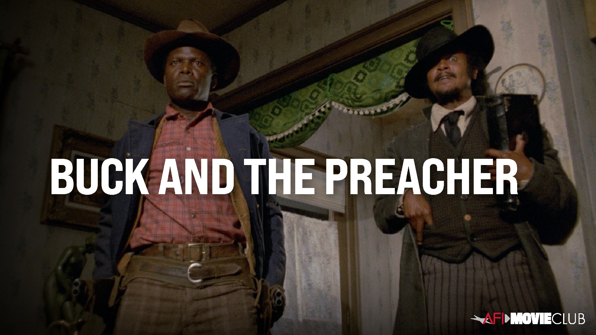 Buck and the Preacher Film Still - Harry Belafonte and Sidney Poitier