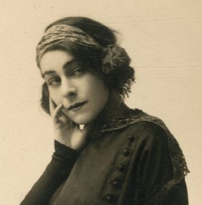 1913 Portrait of Russian-American actress Alla Nazimova (1879-1945)