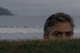 THE DESCENDANTS film still of George Clooney